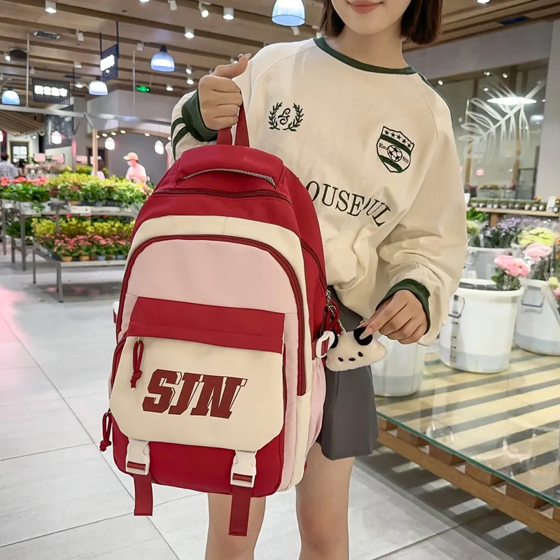 LUVISTRUE Nylon Backpack Regular Unisex Multicolor-14