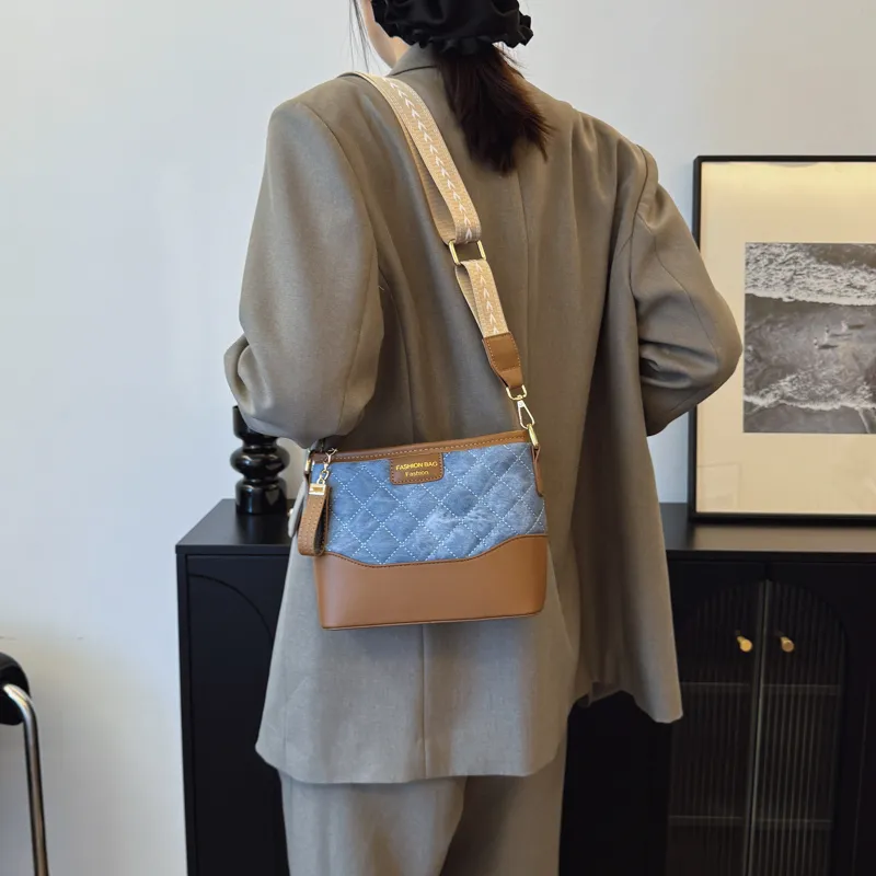 LUVISTRUE PU Shoulder Bag Crossbody Bag Regular Women's Blue/Black/Khaki/Brown-2