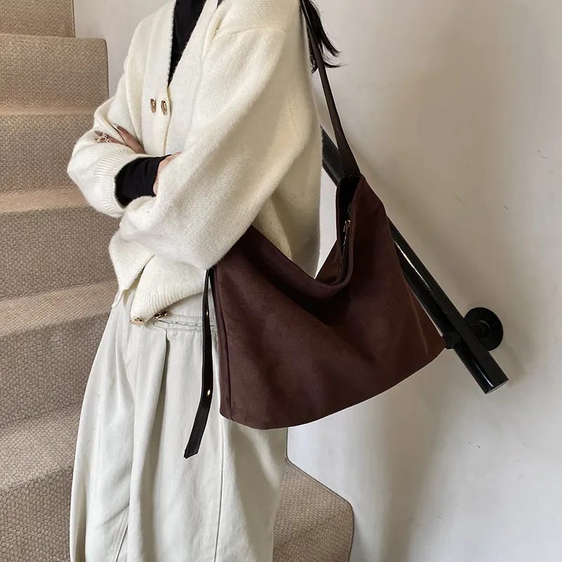 LUVISTRUE PC Shoulder Bag Crossbody Bag Tote Regular Women's Coffee/Pink/Brown/Plaid Coffee-10