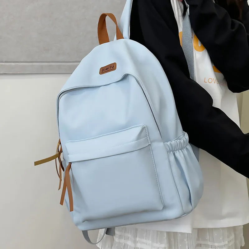 LUVISTRUE Nylon Backpack Regular Unisex White/Red/Blue/Black-17