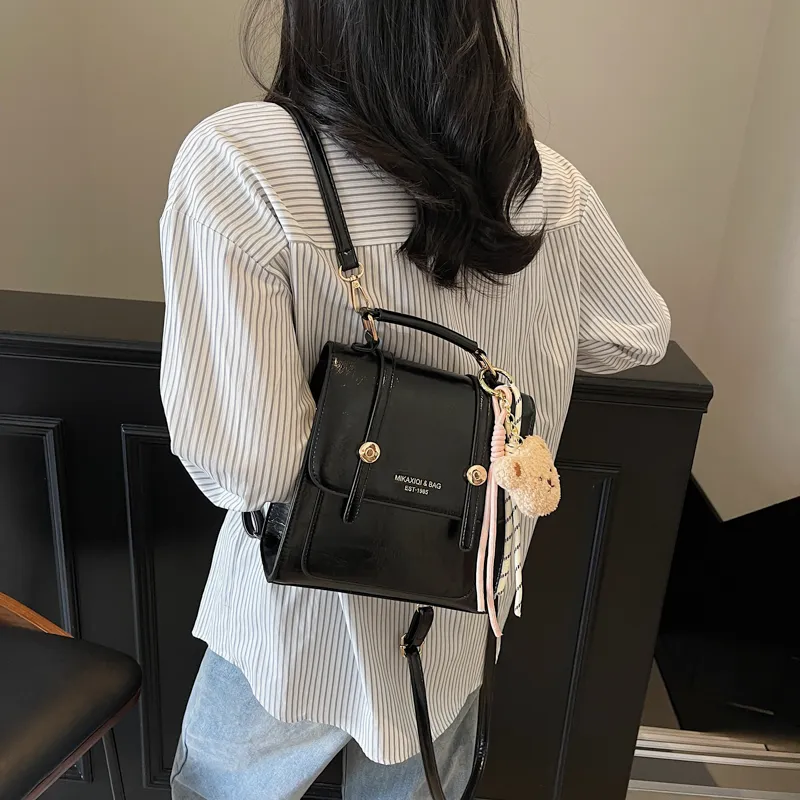 LUVISTRUE PU Backpack Crossbody Bag Regular Women's Blue/Ecru/Black/Pink-15