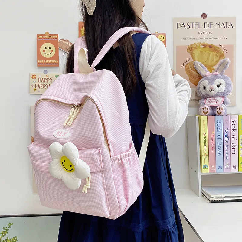 LUVISTRUE Canvas Backpack Women's Multicolor-12