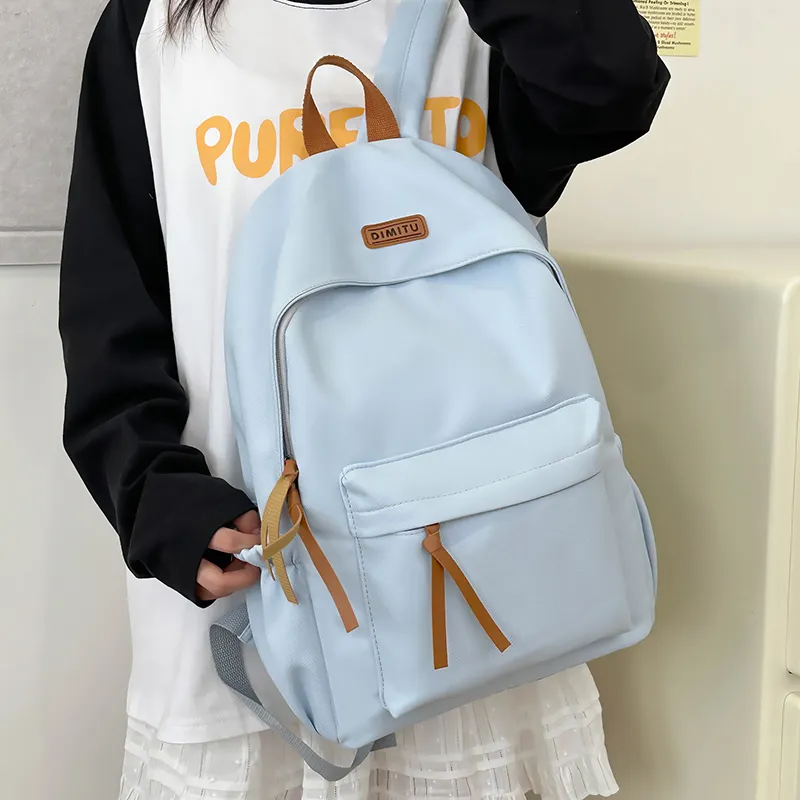 LUVISTRUE Nylon Backpack Regular Unisex White/Red/Blue/Black-18