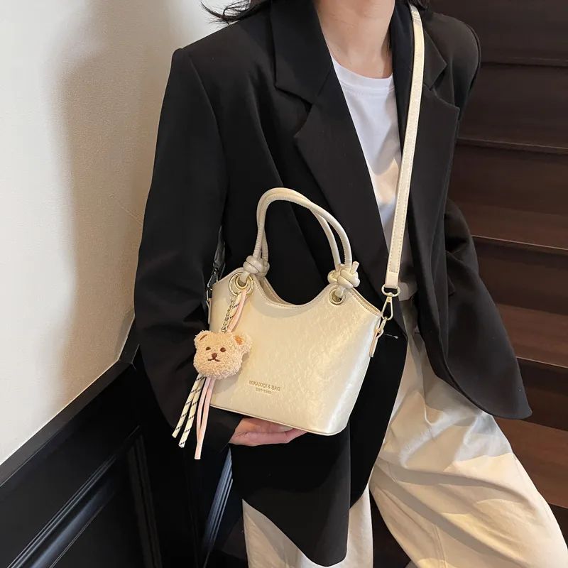 LUVISTRUE Pu Handbags Shoulder Bag Crossbody Bag Regular Women's Beige/Silver/Black/Pink-2