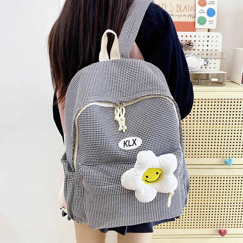 LUVISTRUE Canvas Backpack Women's Multicolor-35