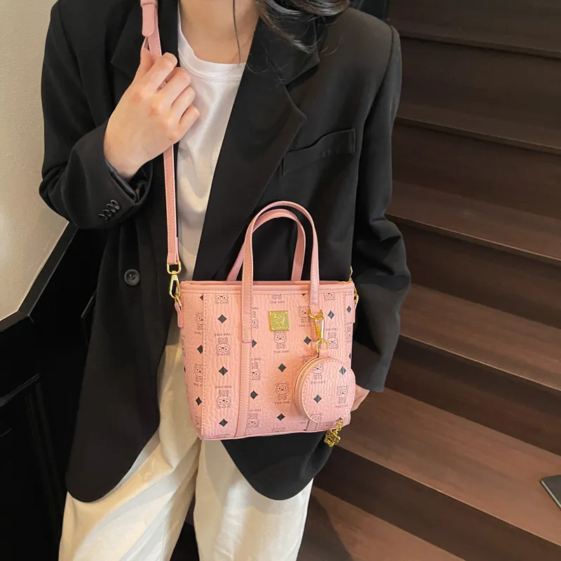 LUVISTRUE PU Handbags Shoulder Bag Crossbody Bag Regular Women's Pink/Brown/Ecru-2