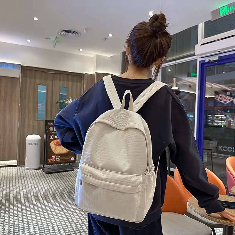 LUVISTRUE Nylon Travel Backpack Regular Unisex Multicolor-5