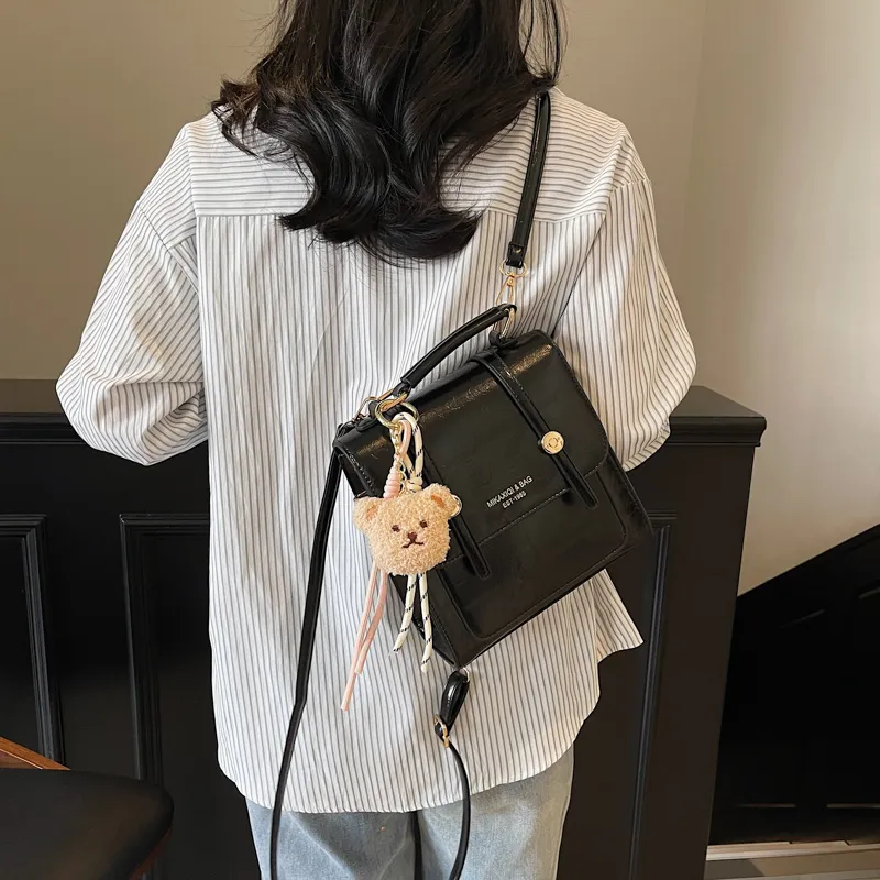LUVISTRUE PU Backpack Crossbody Bag Regular Women's Blue/Ecru/Black/Pink-18