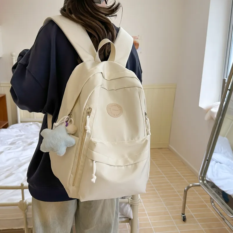 LUVISTRUE Nylon Backpack Regular Unisex Multicolor-5