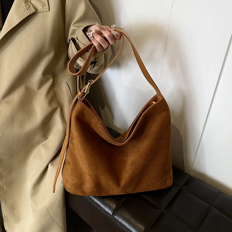 LUVISTRUE PC Shoulder Bag Crossbody Bag Tote Regular Women's Coffee/Pink/Brown/Plaid Coffee-21
