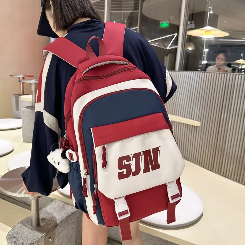 LUVISTRUE Nylon Backpack Regular Unisex Multicolor-4