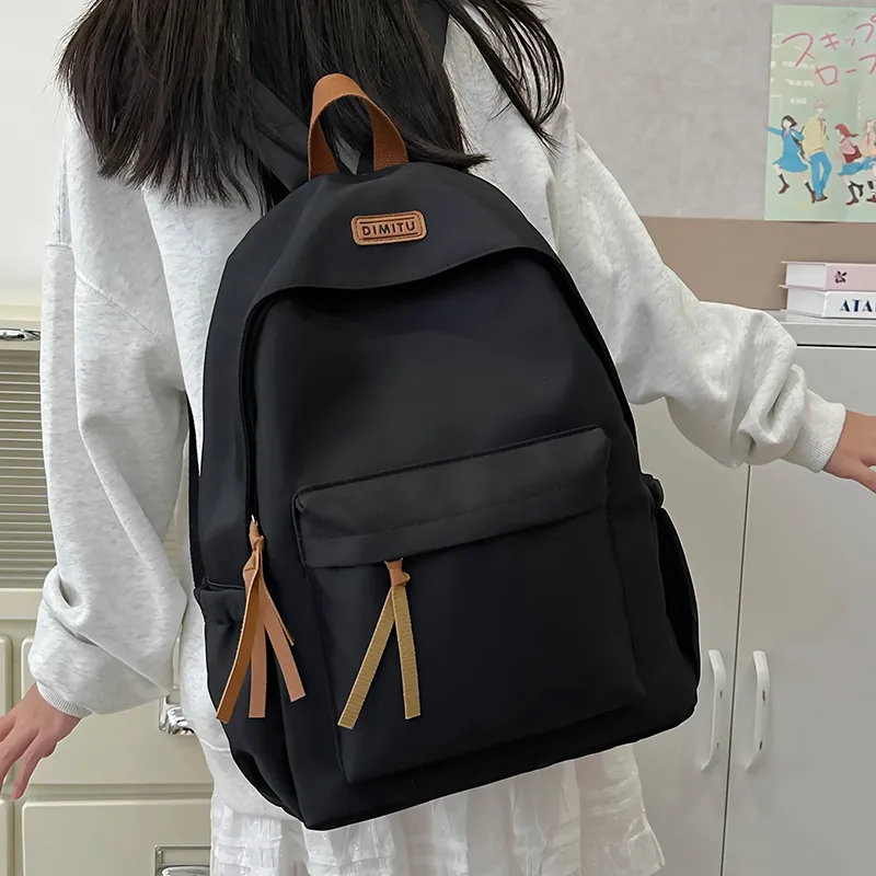LUVISTRUE Nylon Backpack Regular Unisex White/Red/Blue/Black-20