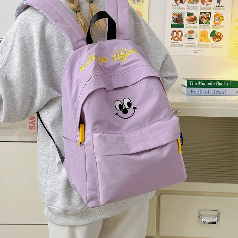 LUVISTRUE Nylon Backpack Unisex Multicolor-1