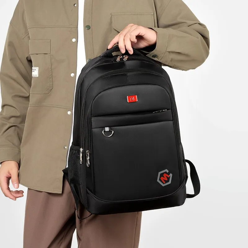 LUVISTRUE Nylon Backpack Men's Black/Red/Green/Blue-3