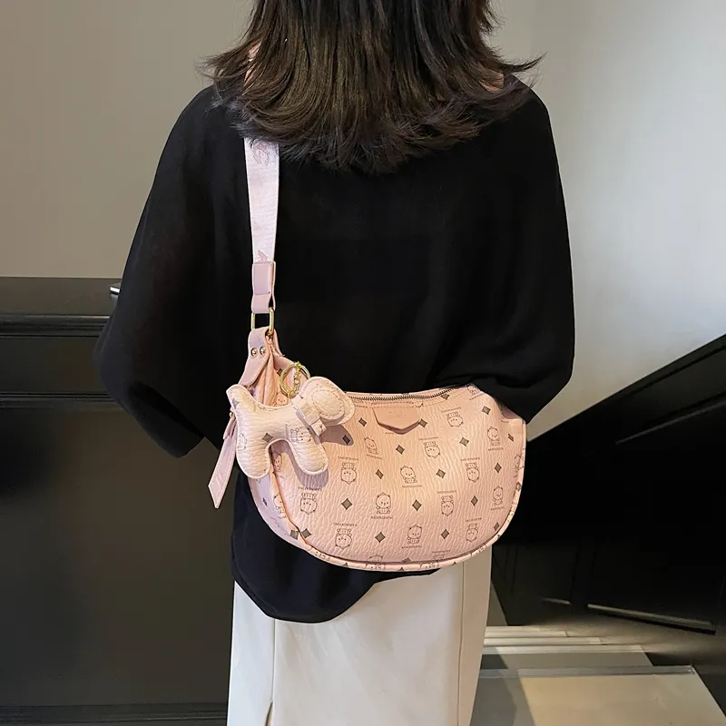 LUVISTRUE PU Crossbody Bag Women's Brown/Beige/Black/Pink/White-22