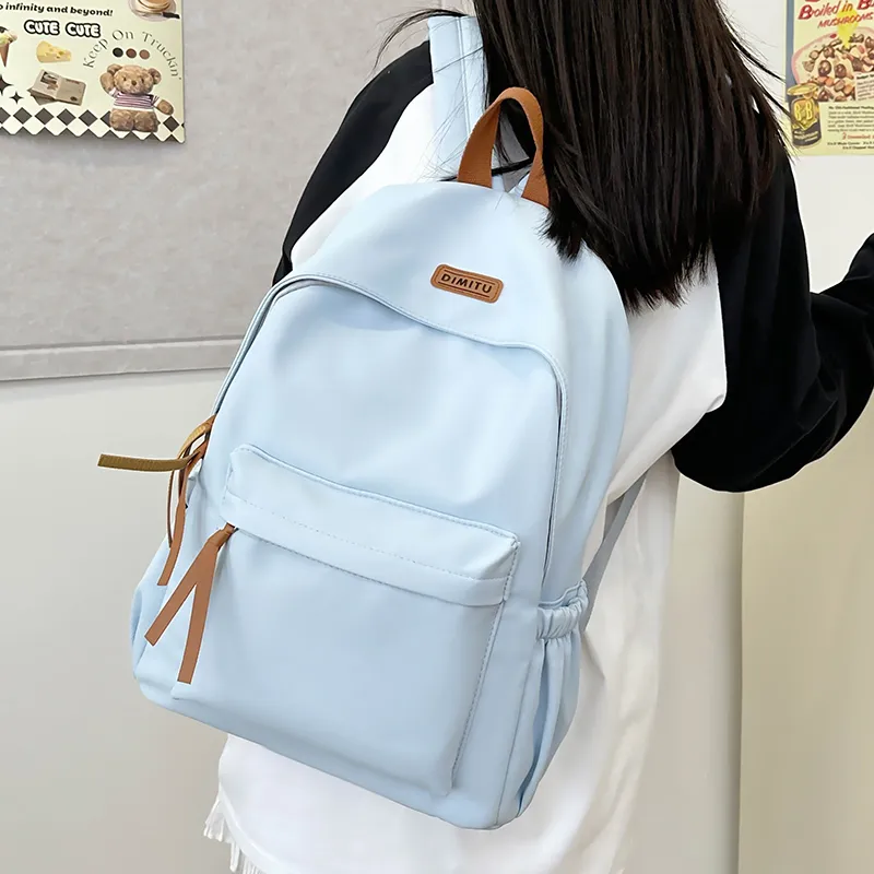 LUVISTRUE Nylon Backpack Regular Unisex White/Red/Blue/Black-14