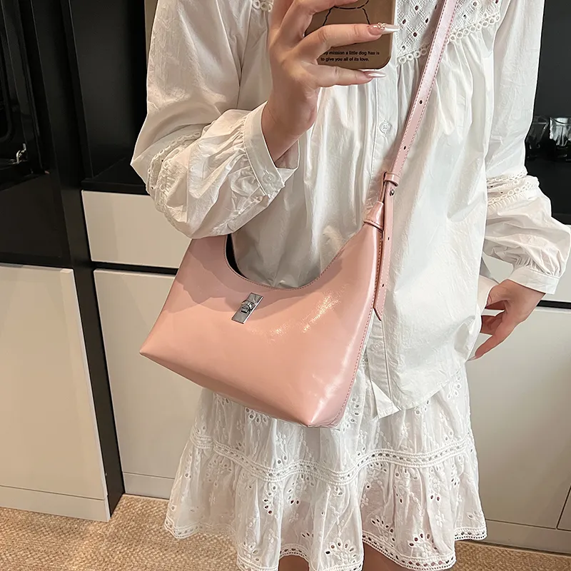 LUVISTRUE PU Crossbody Bag Shoulder Bag Regular Women's White/Silver/Blue/Red/Pink/Black-25