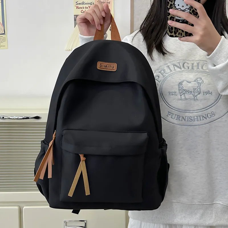 LUVISTRUE Nylon Backpack Regular Unisex White/Red/Blue/Black-24