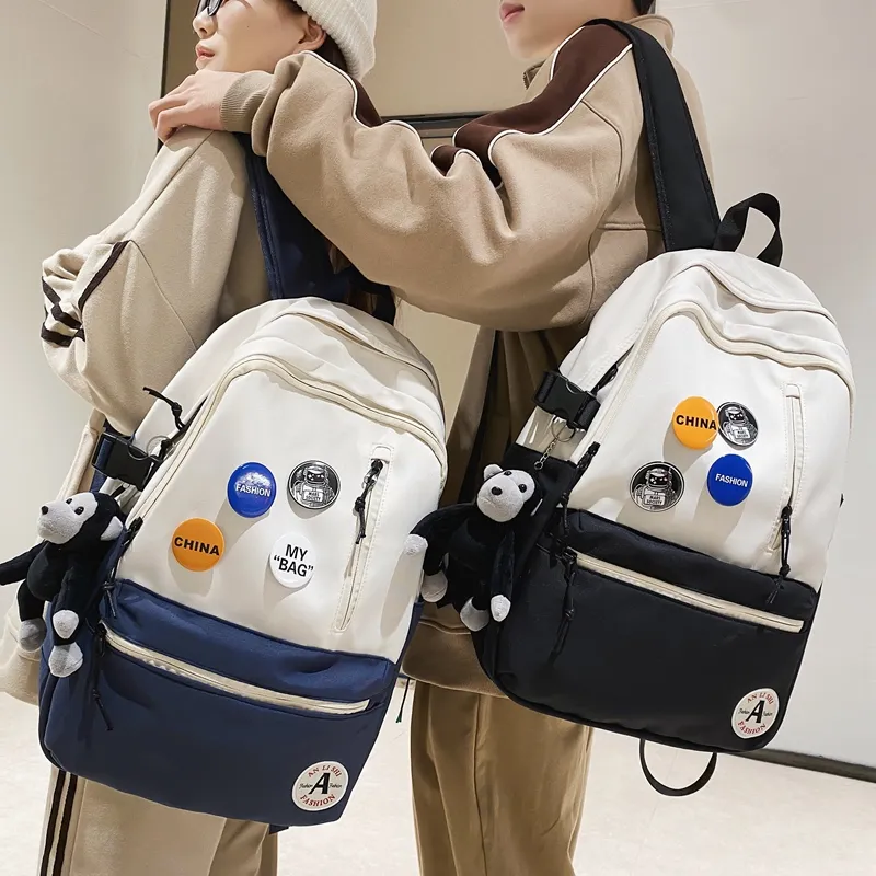 LUVISTRUE Nylon Backpack Unisex Multicolor-6