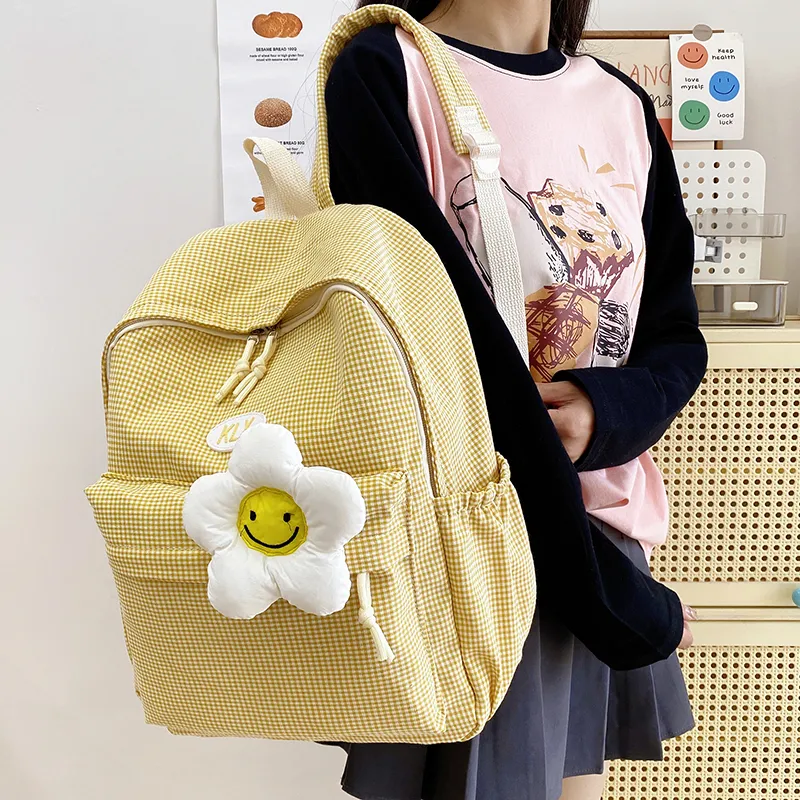 LUVISTRUE Canvas Backpack Women's Multicolor-18