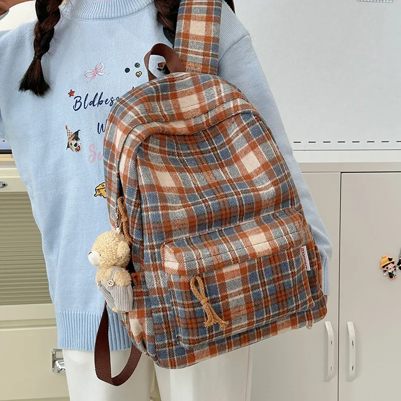 LUVISTRUE Composite Cloth Backpack Regular Unisex Multicolor-22