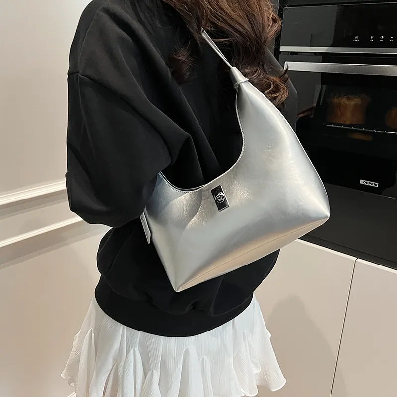 LUVISTRUE PU Crossbody Bag Shoulder Bag Regular Women's White/Silver/Blue/Red/Pink/Black-10