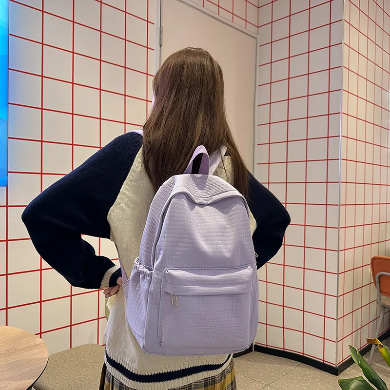 LUVISTRUE Nylon Travel Backpack Regular Unisex Multicolor-23