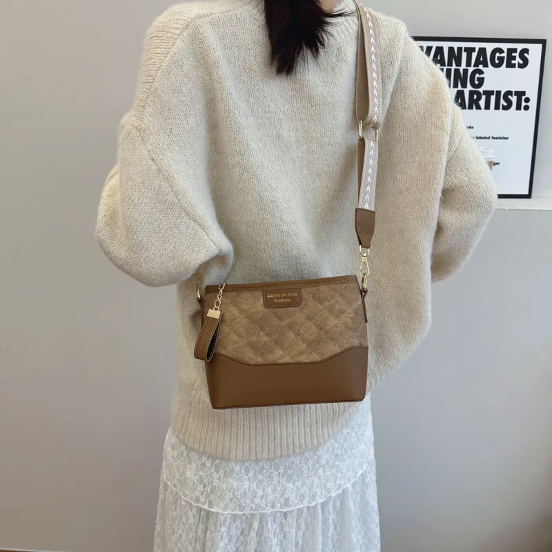 LUVISTRUE PU Shoulder Bag Crossbody Bag Regular Women's Blue/Black/Khaki/Brown-21