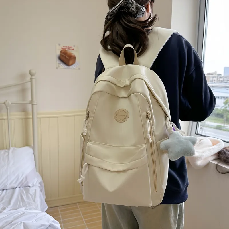 LUVISTRUE Nylon Backpack Regular Unisex Multicolor-6