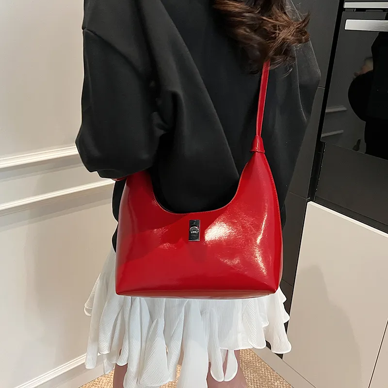LUVISTRUE PU Crossbody Bag Shoulder Bag Regular Women's White/Silver/Blue/Red/Pink/Black-22