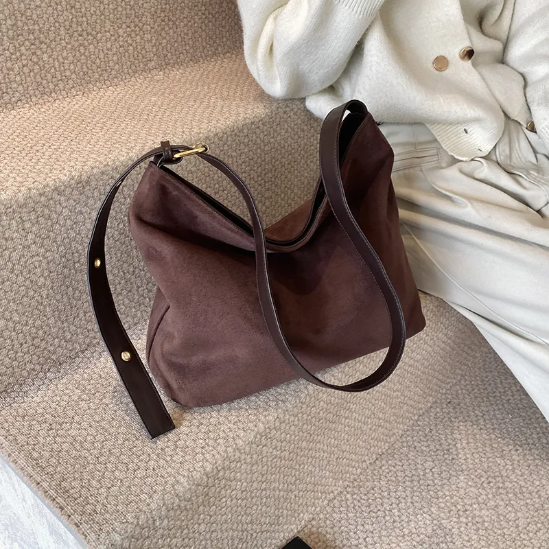 LUVISTRUE PC Shoulder Bag Crossbody Bag Tote Regular Women's Coffee/Pink/Brown/Plaid Coffee-9