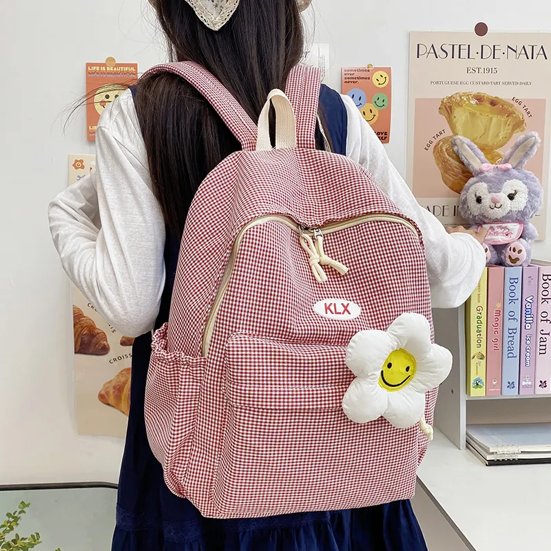 LUVISTRUE Canvas Backpack Women's Multicolor-22
