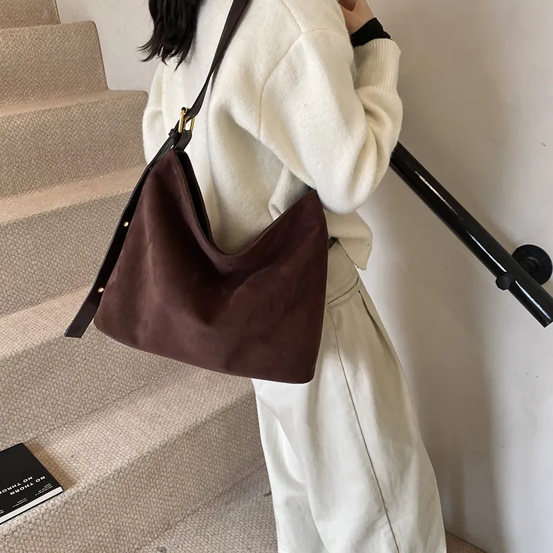 LUVISTRUE PC Shoulder Bag Crossbody Bag Tote Regular Women's Coffee/Pink/Brown/Plaid Coffee-13