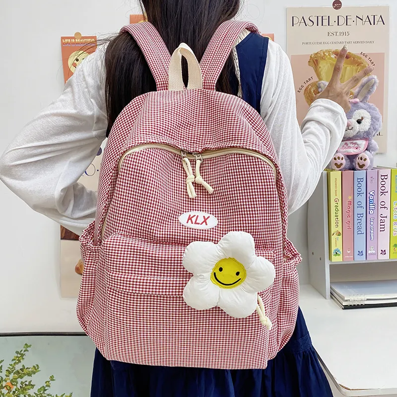 LUVISTRUE Canvas Backpack Women's Multicolor-24
