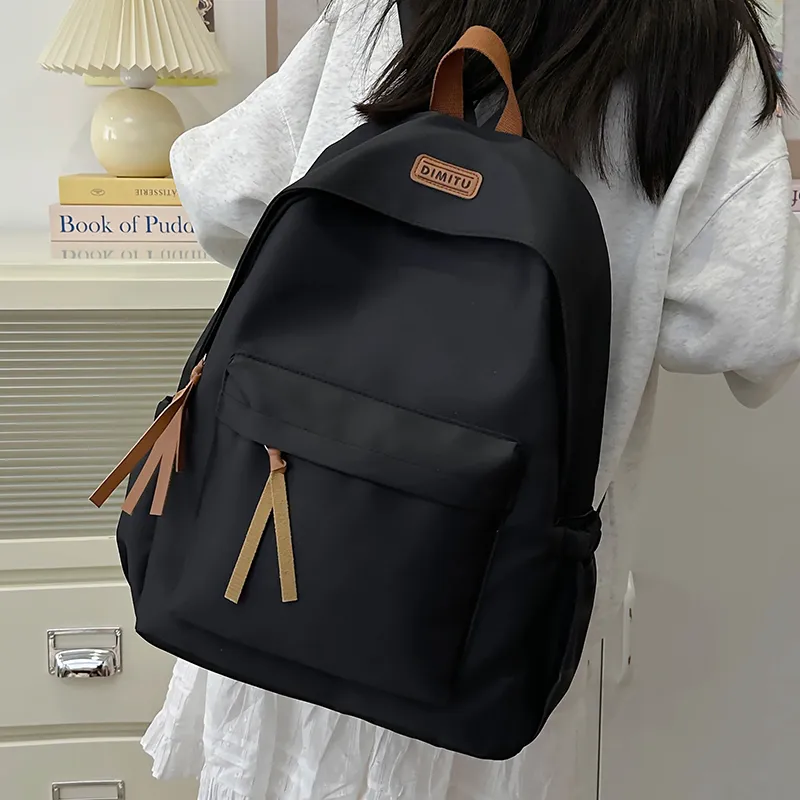 LUVISTRUE Nylon Backpack Regular Unisex White/Red/Blue/Black-22