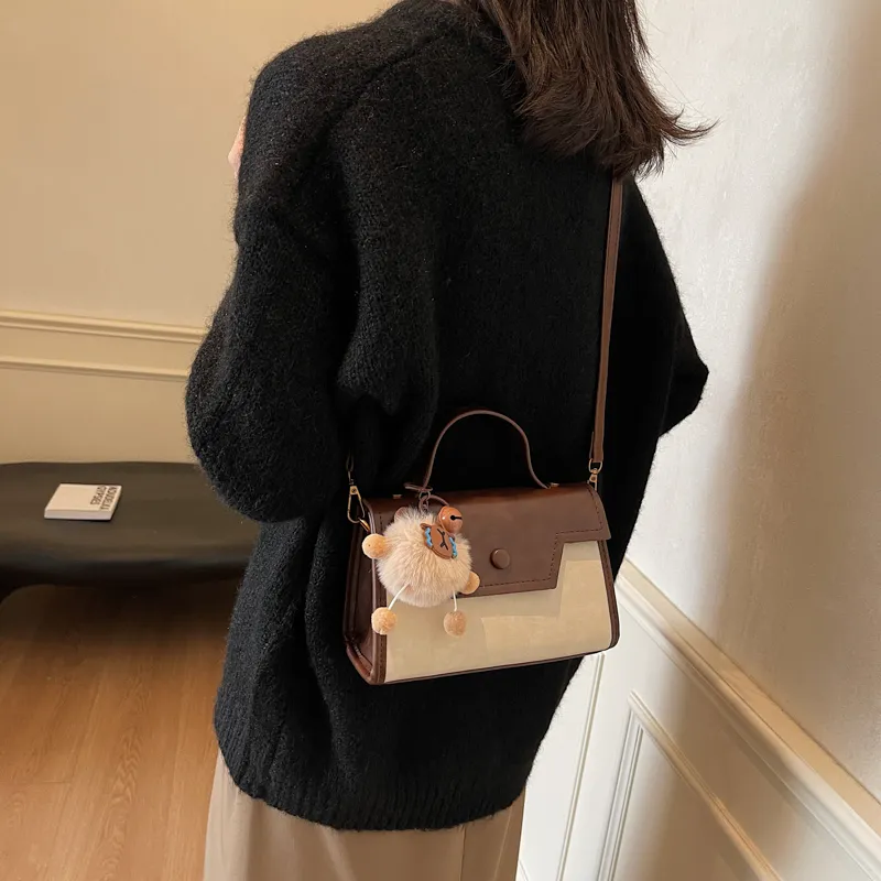 LUVISTRUE PU Shoulder Bag Crossbody Bag Women's Ecru/Black/Brown/Coffee-3