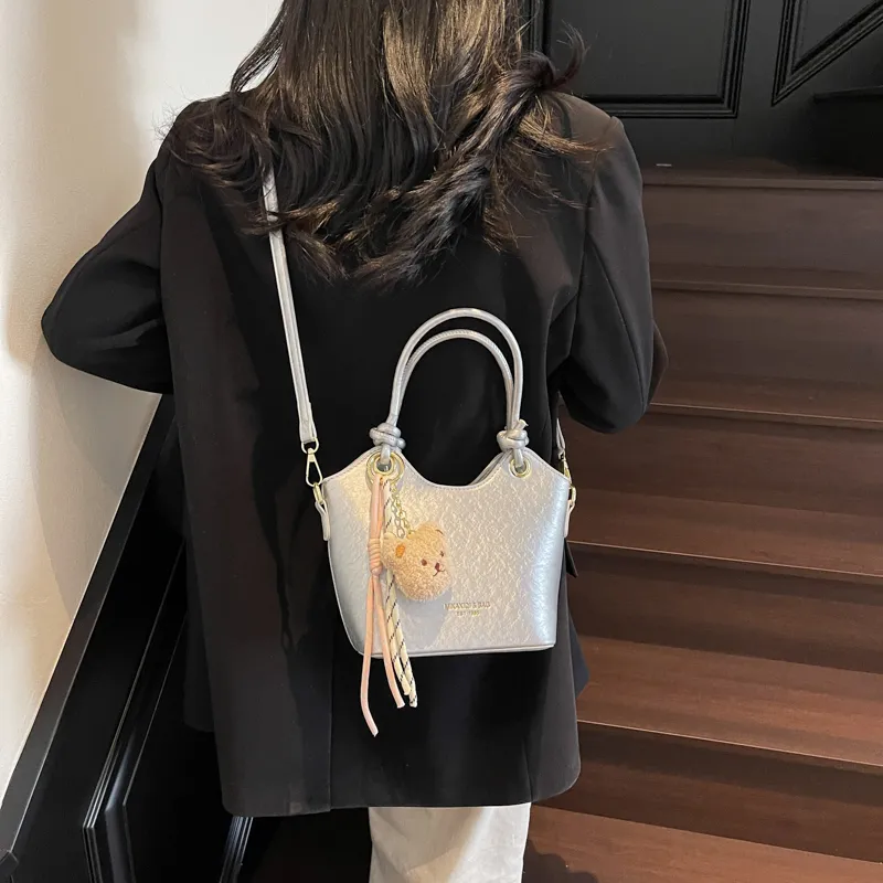 LUVISTRUE Pu Handbags Shoulder Bag Crossbody Bag Regular Women's Beige/Silver/Black/Pink-15