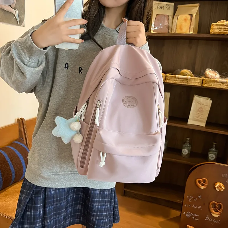 LUVISTRUE Nylon Backpack Regular Unisex Multicolor-20
