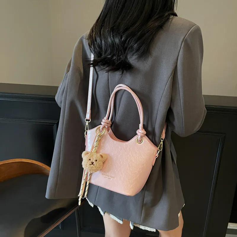 LUVISTRUE Pu Handbags Shoulder Bag Crossbody Bag Regular Women's Beige/Silver/Black/Pink-7