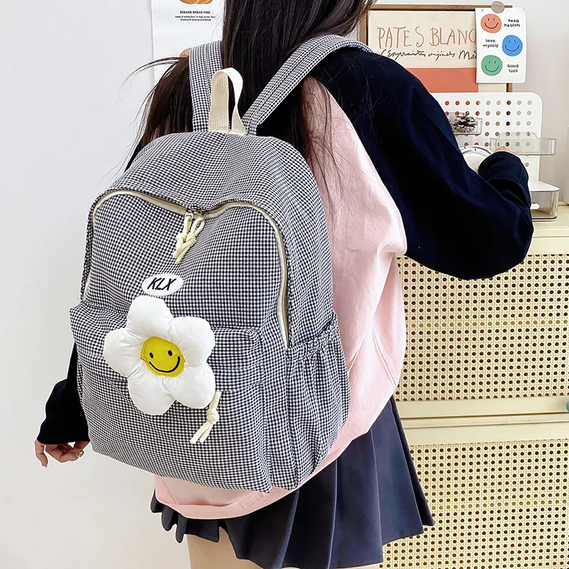 LUVISTRUE Canvas Backpack Women's Multicolor-32