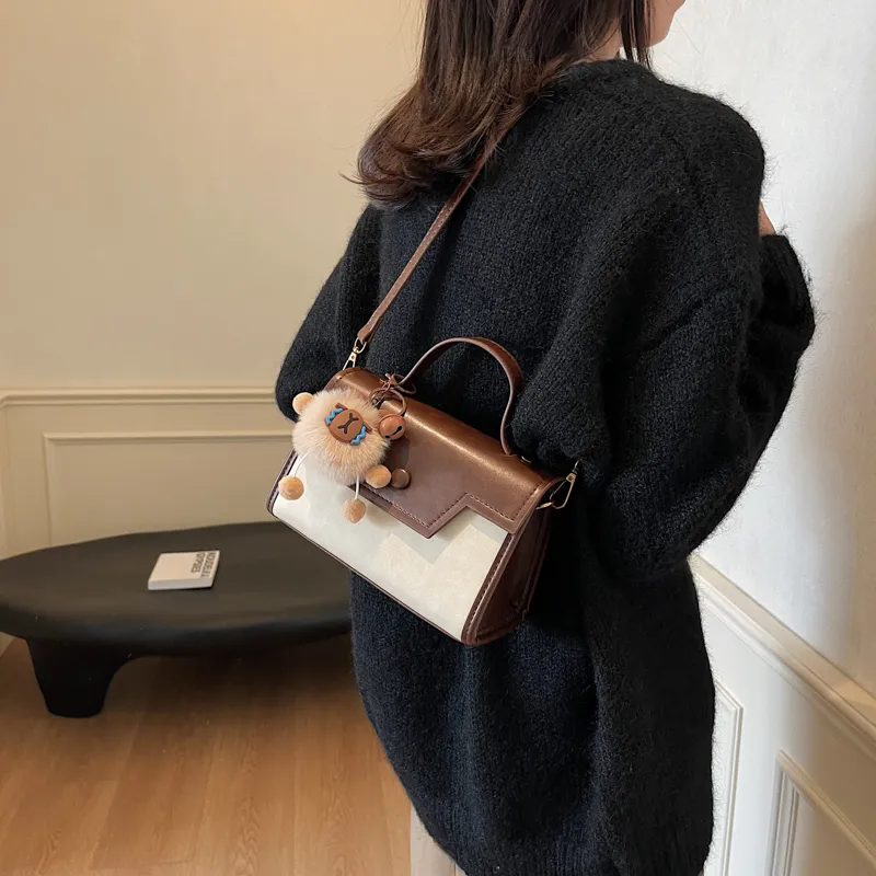 LUVISTRUE PU Shoulder Bag Crossbody Bag Women's Ecru/Black/Brown/Coffee-2