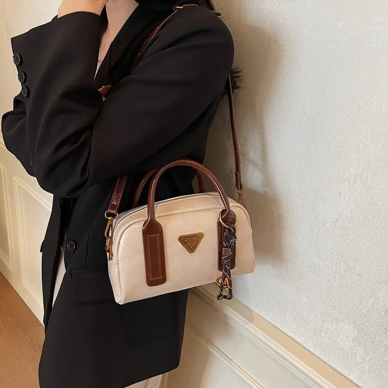 LUVISTRUE PU Shoulder Bag Handbag Crossbody Bag Medium Size Women's Black/Ecru/Coffee/Brown-9