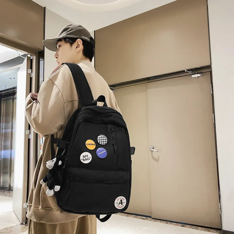 LUVISTRUE Nylon Backpack Unisex Multicolor-20