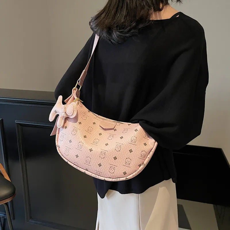 LUVISTRUE PU Crossbody Bag Women's Brown/Beige/Black/Pink/White-23
