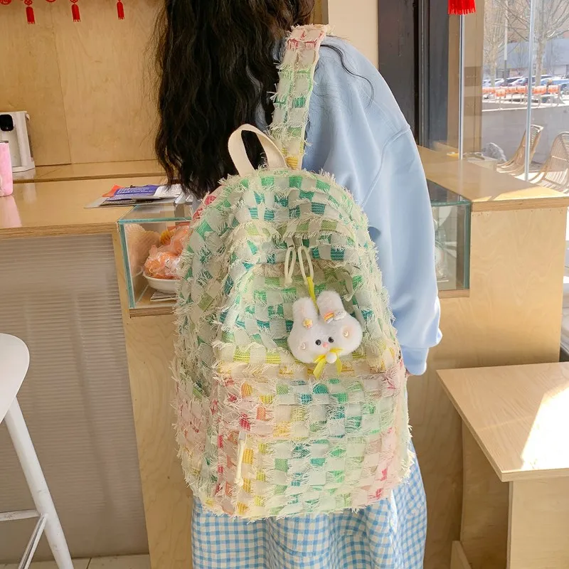 LUVISTRUE Composite Cloth Five Pointed Star Backpack Regular Women's Multicolor-7