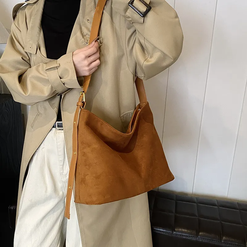 LUVISTRUE PC Shoulder Bag Crossbody Bag Tote Regular Women's Coffee/Pink/Brown/Plaid Coffee-24