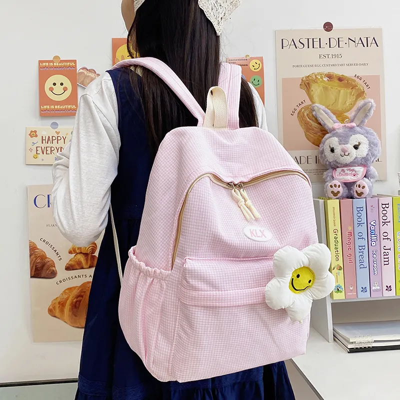 LUVISTRUE Canvas Backpack Women's Multicolor-11