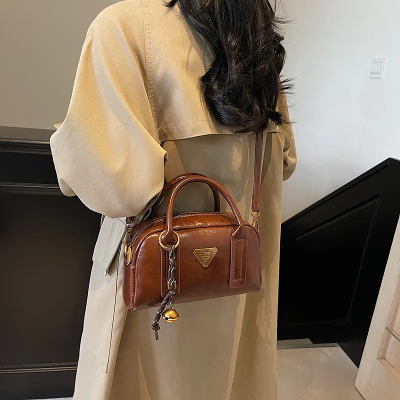 LUVISTRUE PU Shoulder Bag Handbag Crossbody Bag Medium Size Women's Black/Ecru/Coffee/Brown-17