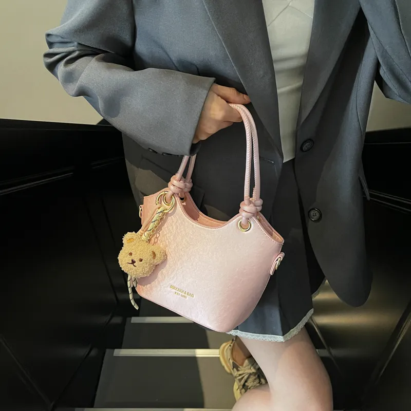 LUVISTRUE Pu Handbags Shoulder Bag Crossbody Bag Regular Women's Beige/Silver/Black/Pink-11