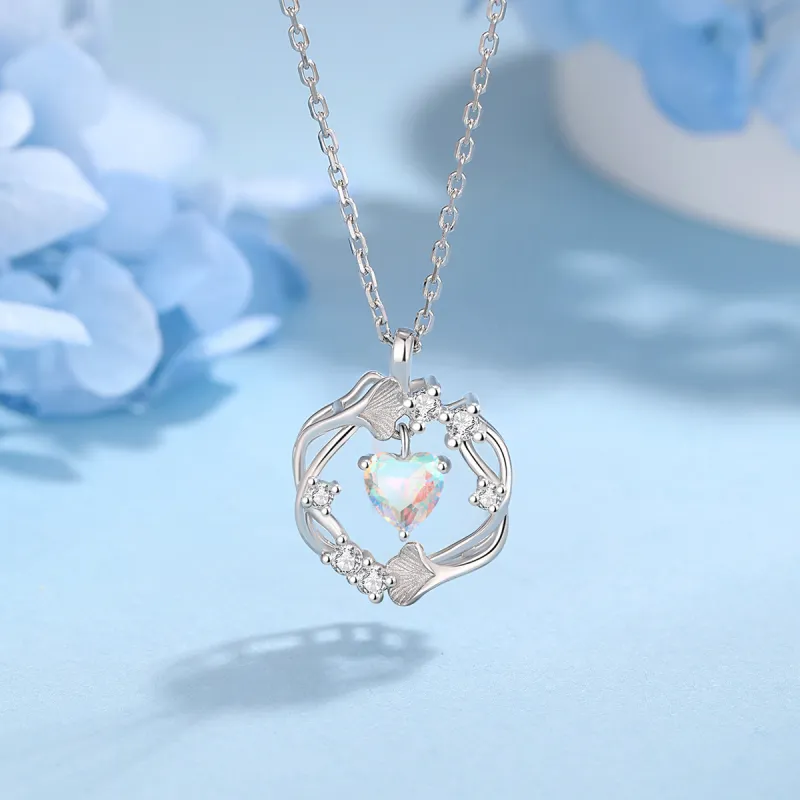 Silver Trim 999 Fine Silver Necklaces Women's Silver-12